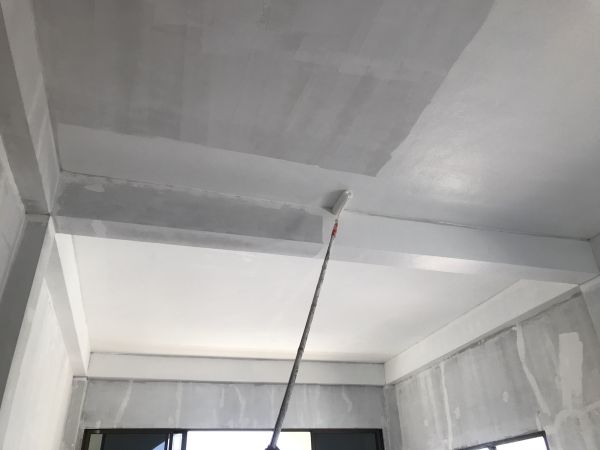 Basement Ceiling Painting