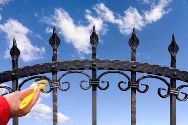 Horse Fence Painting
