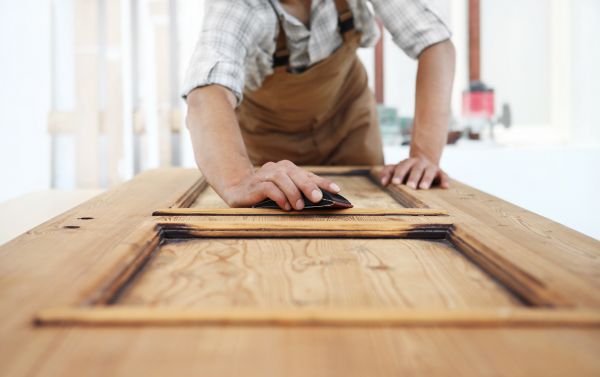 Door Stain Stripping