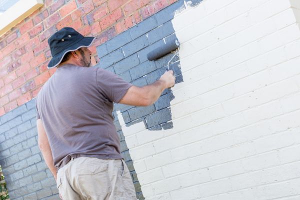 Brick House Exterior Painting