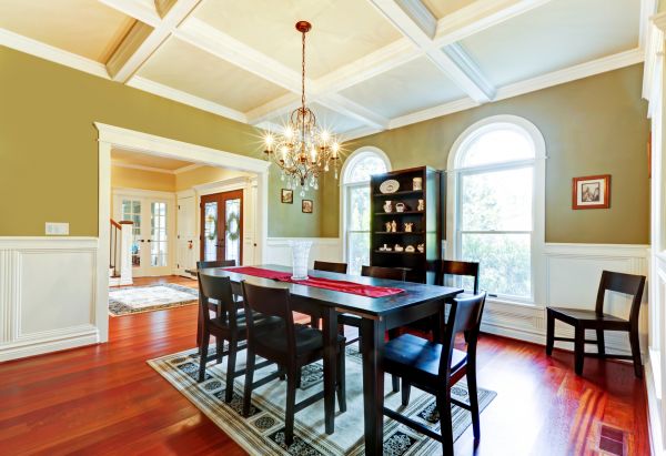 Cherry Floor Staining
